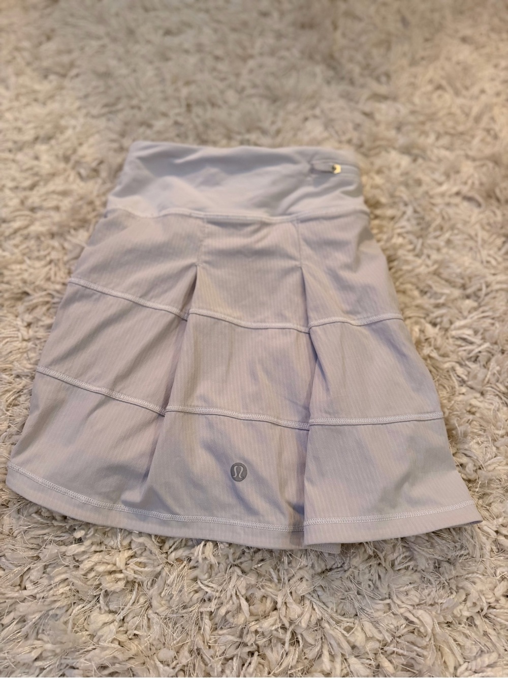 lululemon athletica white Tiered A-Line Skirt